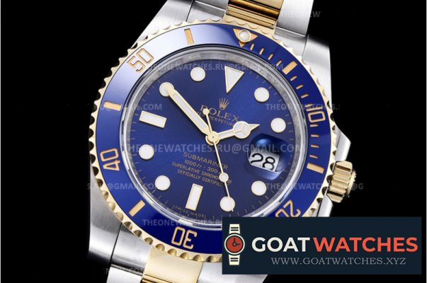 Rolex - Submariner 116613LN 904L YG/SS Blue ARF V3 SH3135