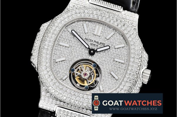 Patek Philippe - Nautilus Jumbo 5711 Tourbillon Diams SS/LE Tourbillon