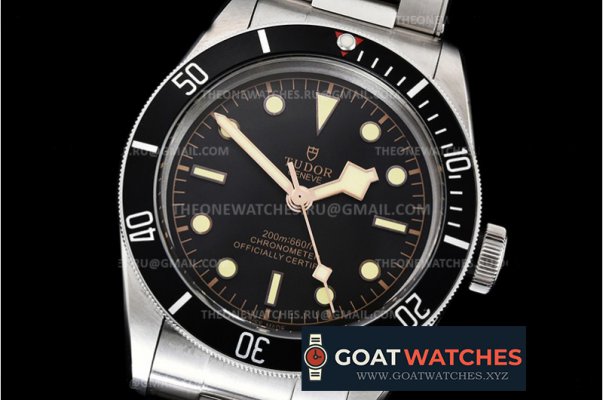 Tudor - Heritage Black Bay Shield Blk SS/SS Blk A8F Jap NH35