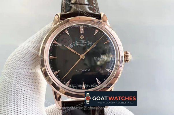 Vacheron Constantin - Patrimony RG/LE Black/Stk TWF MY9015